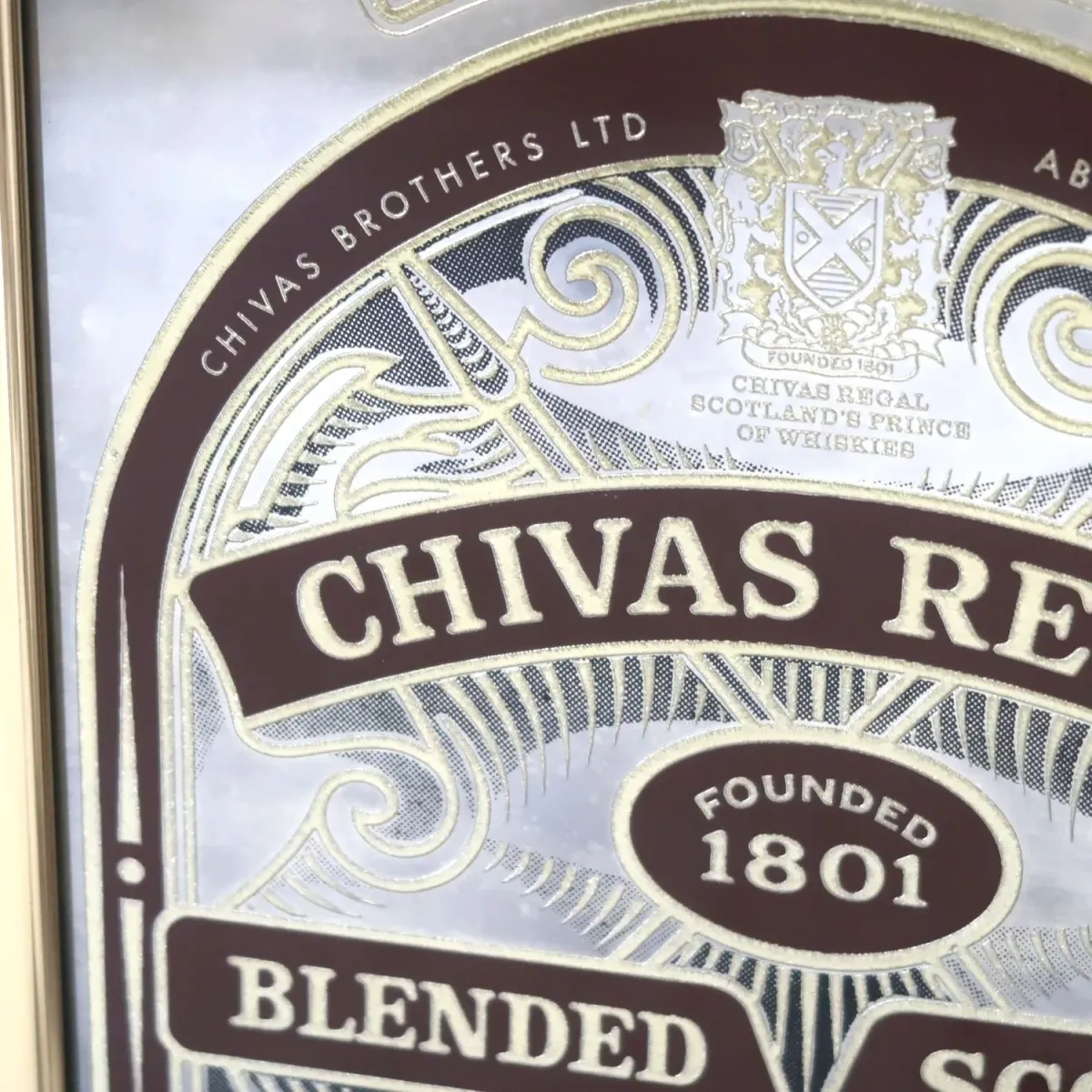 CHIVAS REGAL ビンテージ パブミラー