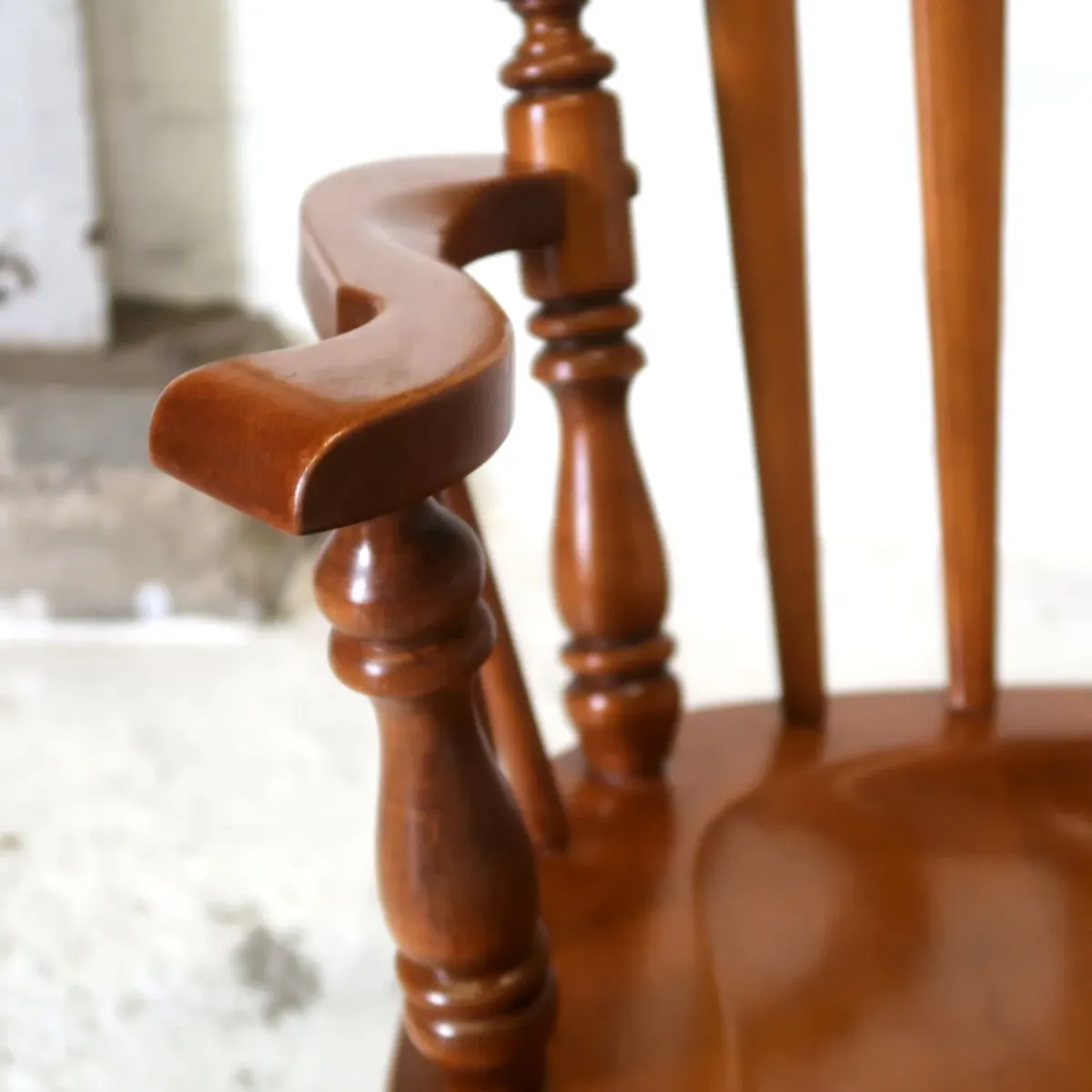 TELL CITY CHAIR CO. アンティーク ウッド アームチェア