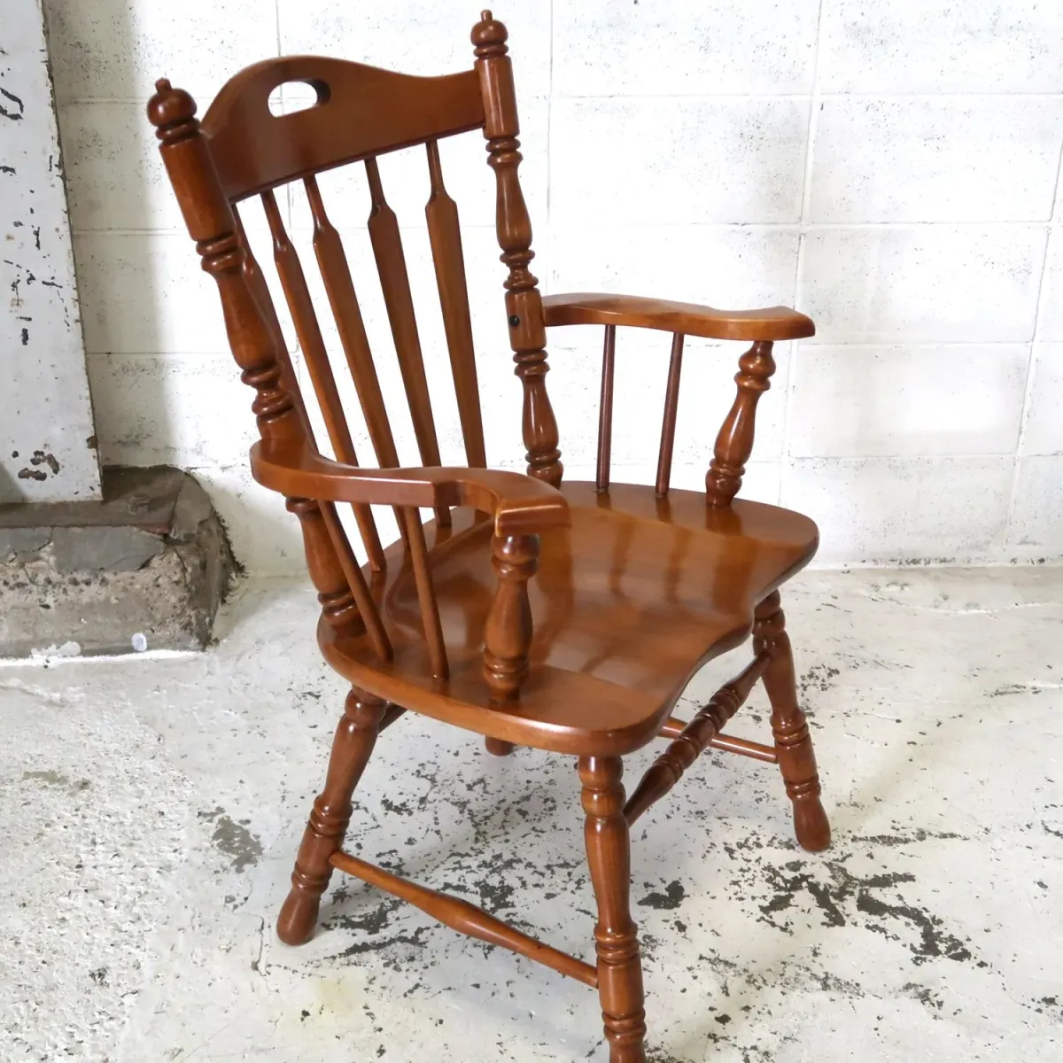 TELL CITY CHAIR CO. アンティーク ウッド アームチェア