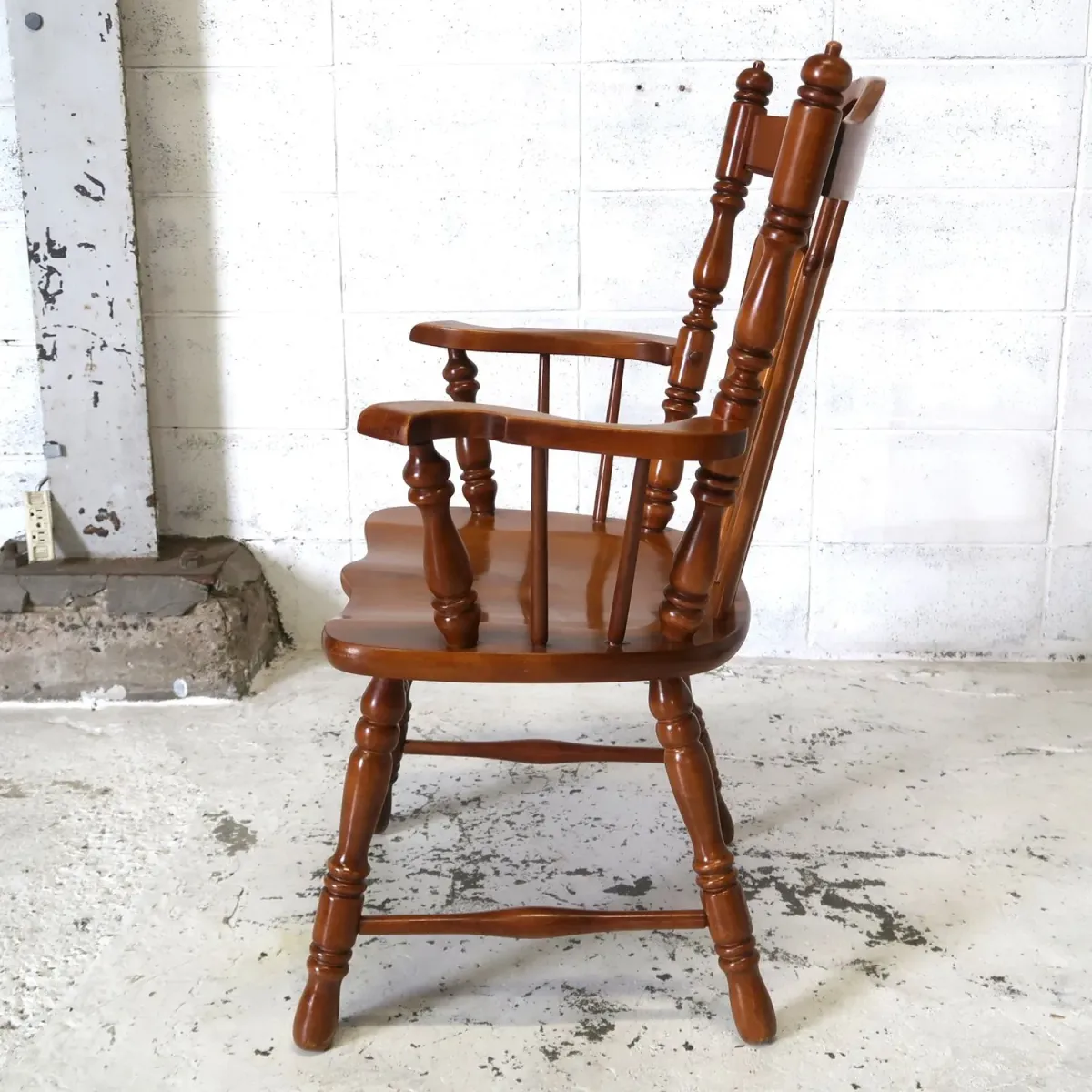 TELL CITY CHAIR CO. アンティーク ウッド アームチェア