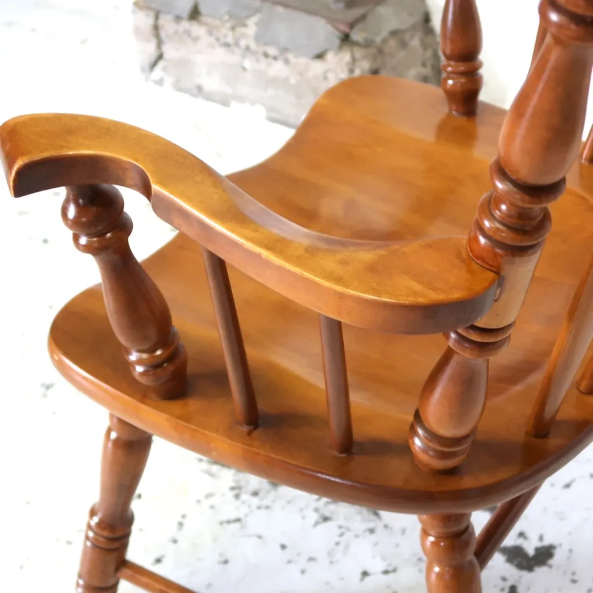 TELL CITY CHAIR CO. アンティーク ウッド アームチェア