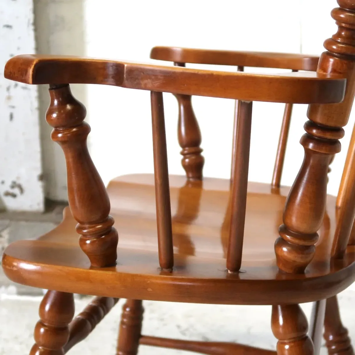 TELL CITY CHAIR CO. アンティーク ウッド アームチェア