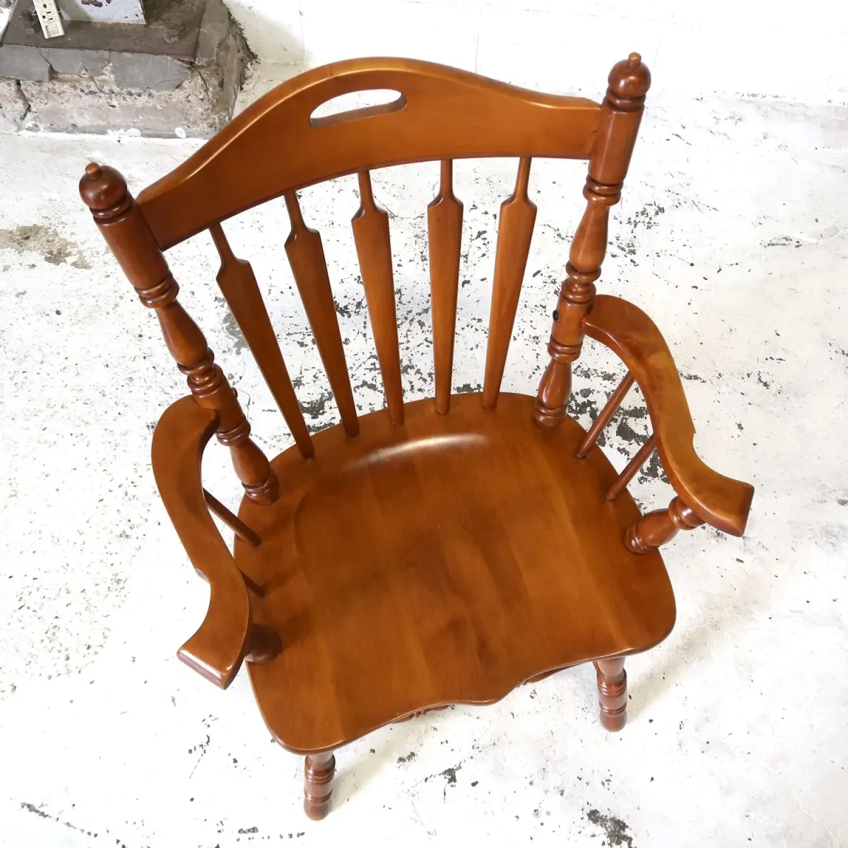 TELL CITY CHAIR CO. アンティーク ウッド アームチェア