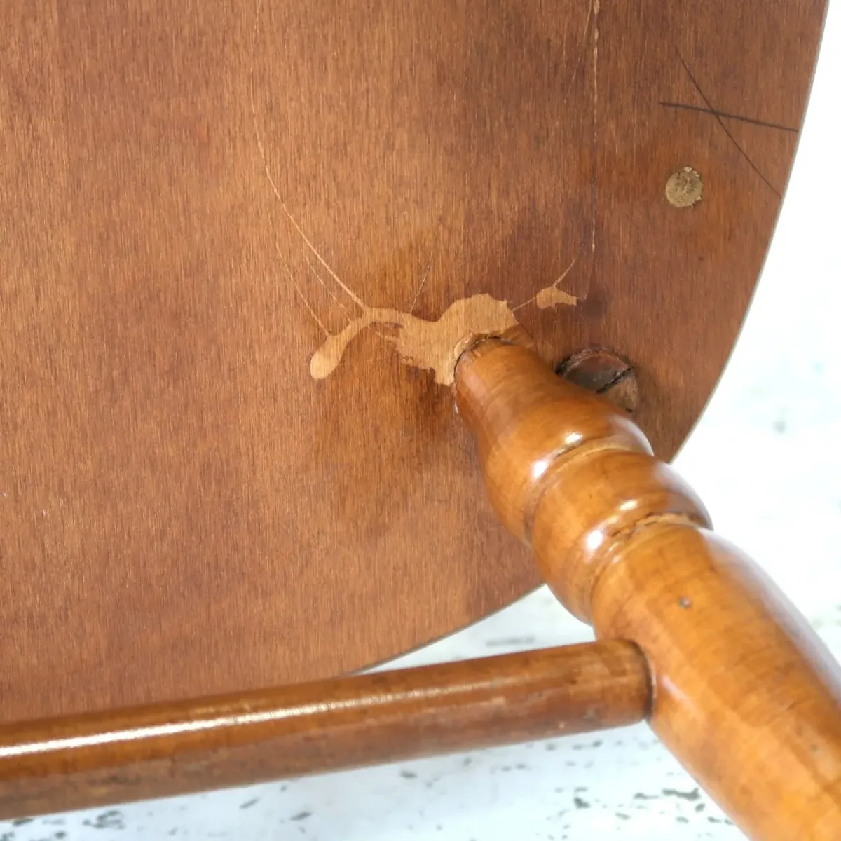 TELL CITY CHAIR CO. アンティーク ウッド アームチェア