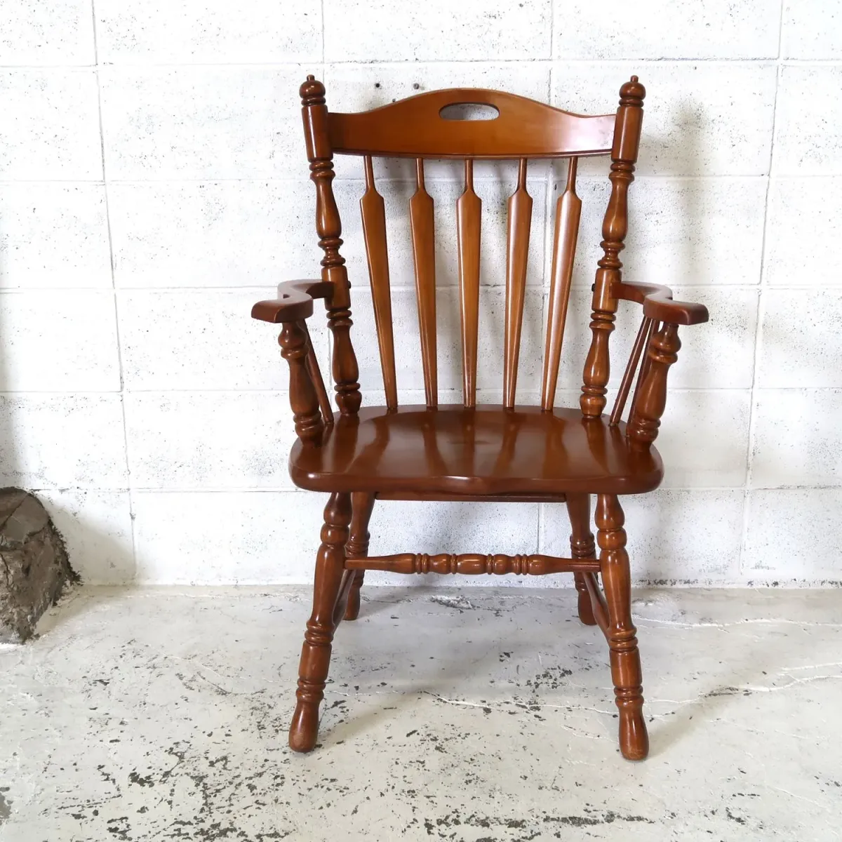 TELL CITY CHAIR CO. アンティーク ウッド アームチェア