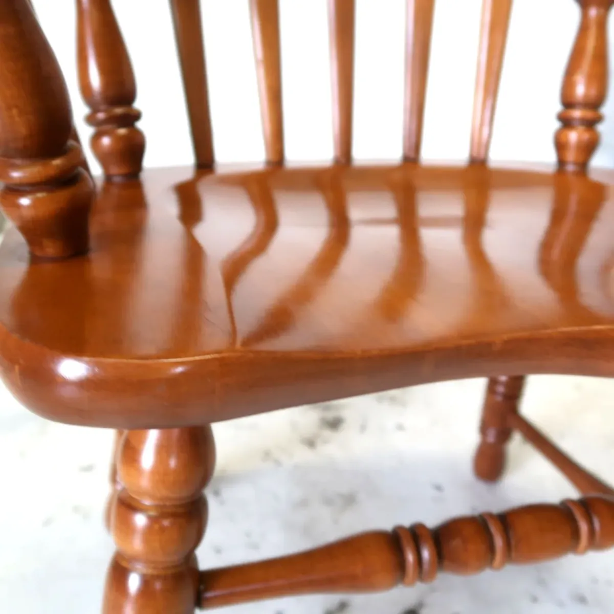 TELL CITY CHAIR CO. アンティーク ウッド アームチェア