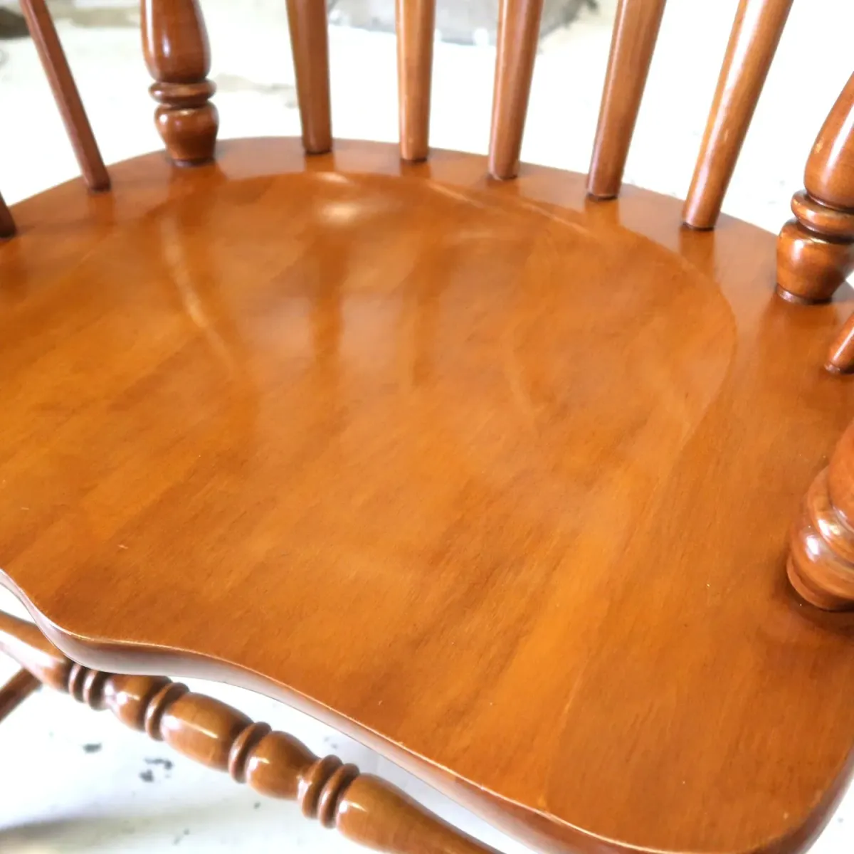 TELL CITY CHAIR CO. アンティーク ウッド アームチェア
