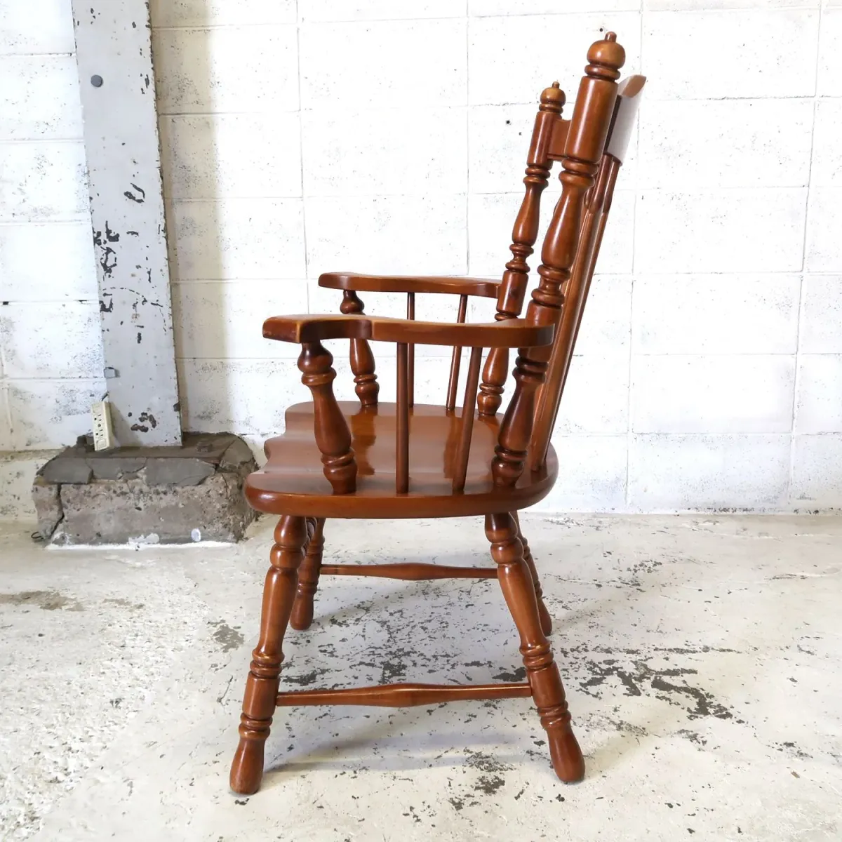 TELL CITY CHAIR CO. アンティーク ウッド アームチェア