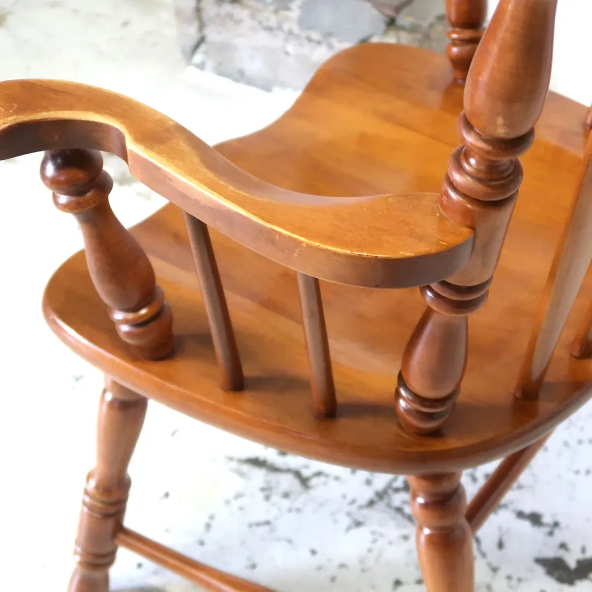 TELL CITY CHAIR CO. アンティーク ウッド アームチェア