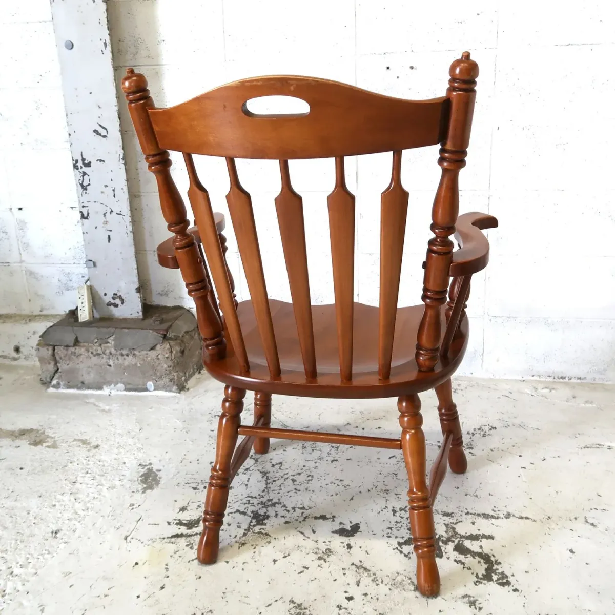 TELL CITY CHAIR CO. アンティーク ウッド アームチェア