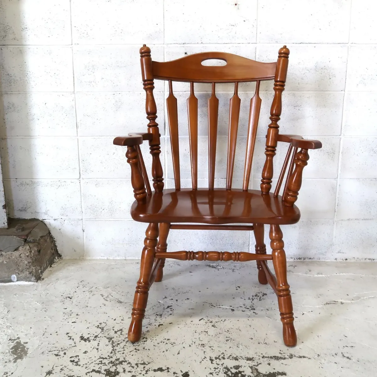 TELL CITY CHAIR CO. アンティーク ウッド アームチェア