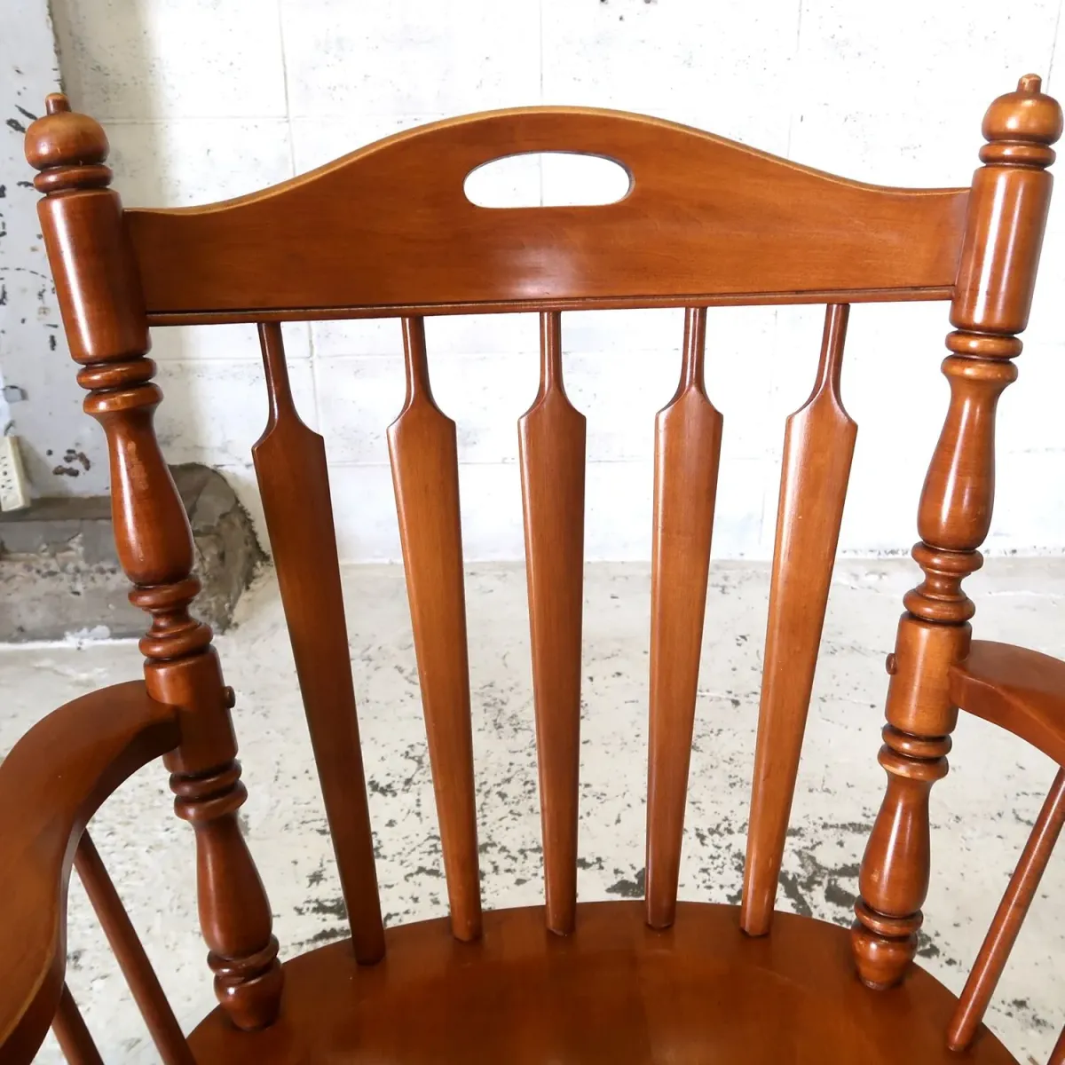 TELL CITY CHAIR CO. アンティーク ウッド アームチェア