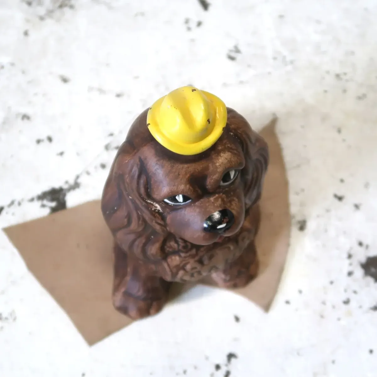 60's TREASURE CRAFT セラミック 貯金箱 コッカースパニエル