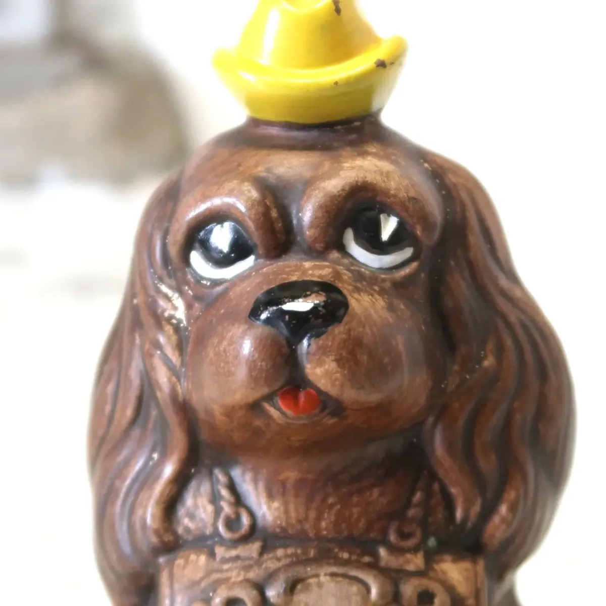 60's TREASURE CRAFT セラミック 貯金箱 コッカースパニエル