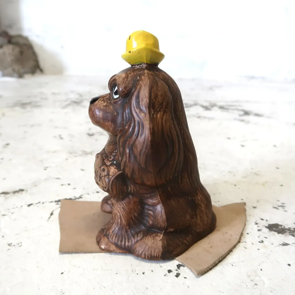 60's TREASURE CRAFT セラミック 貯金箱 コッカースパニエル