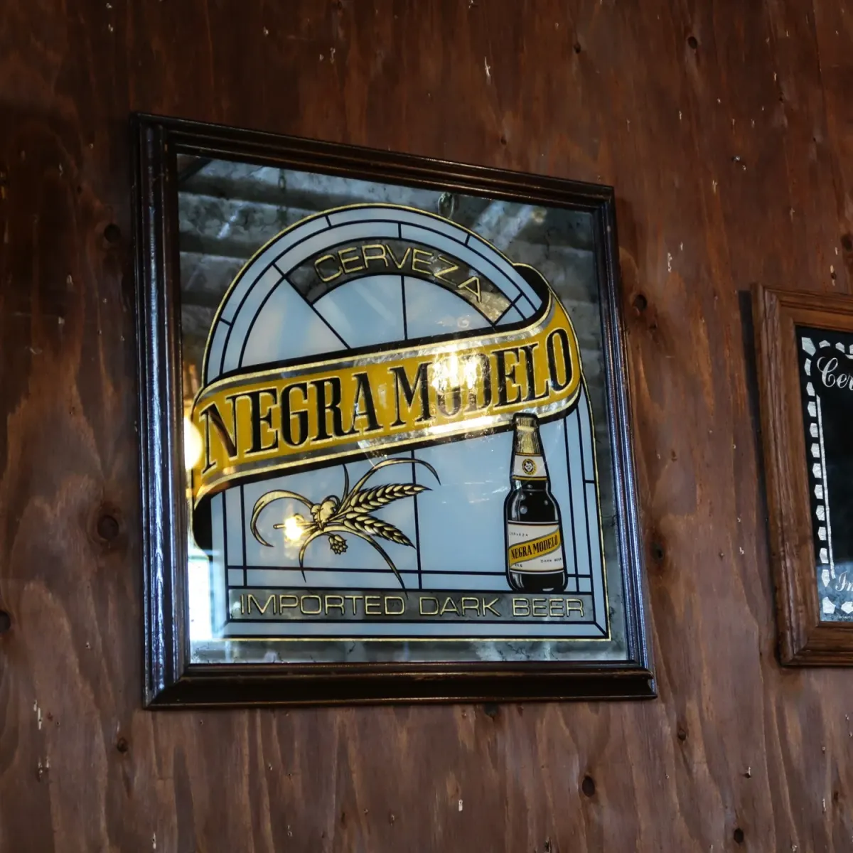 NEGRA MODELO ビンテージ パブミラー