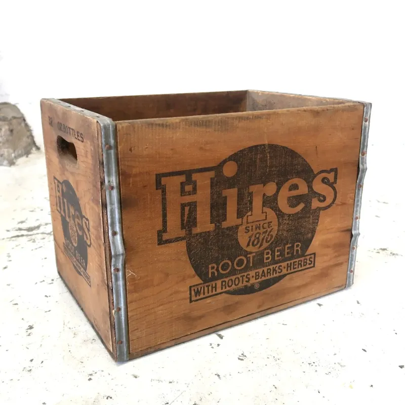 Hires ビンテージ ウッドボックス