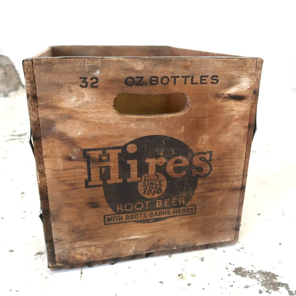 Hires ビンテージ ウッドボックス