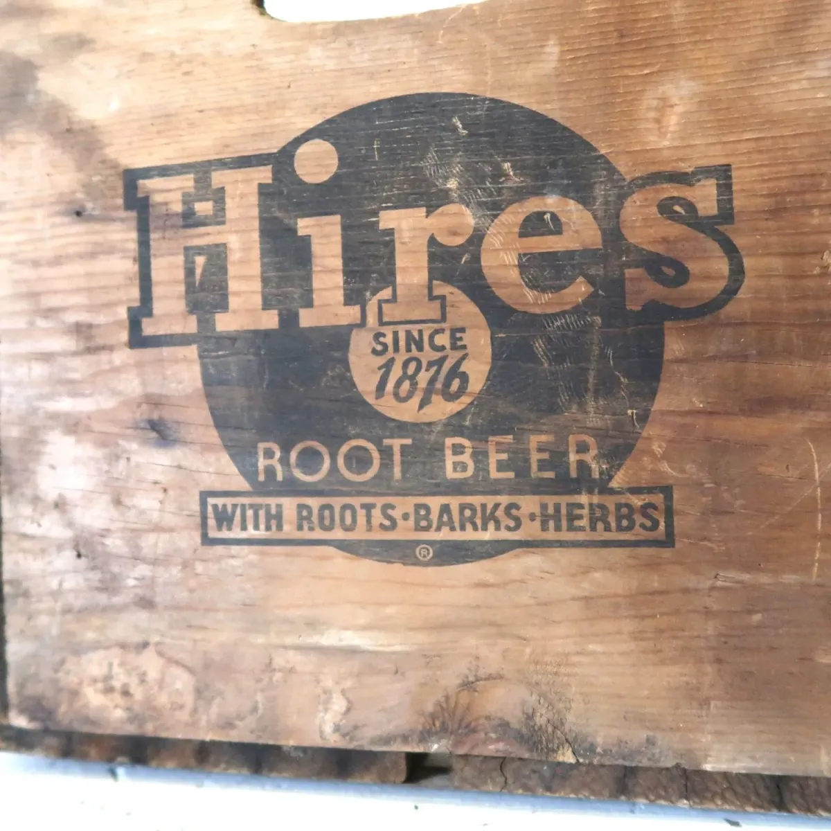 Hires ビンテージ ウッドボックス