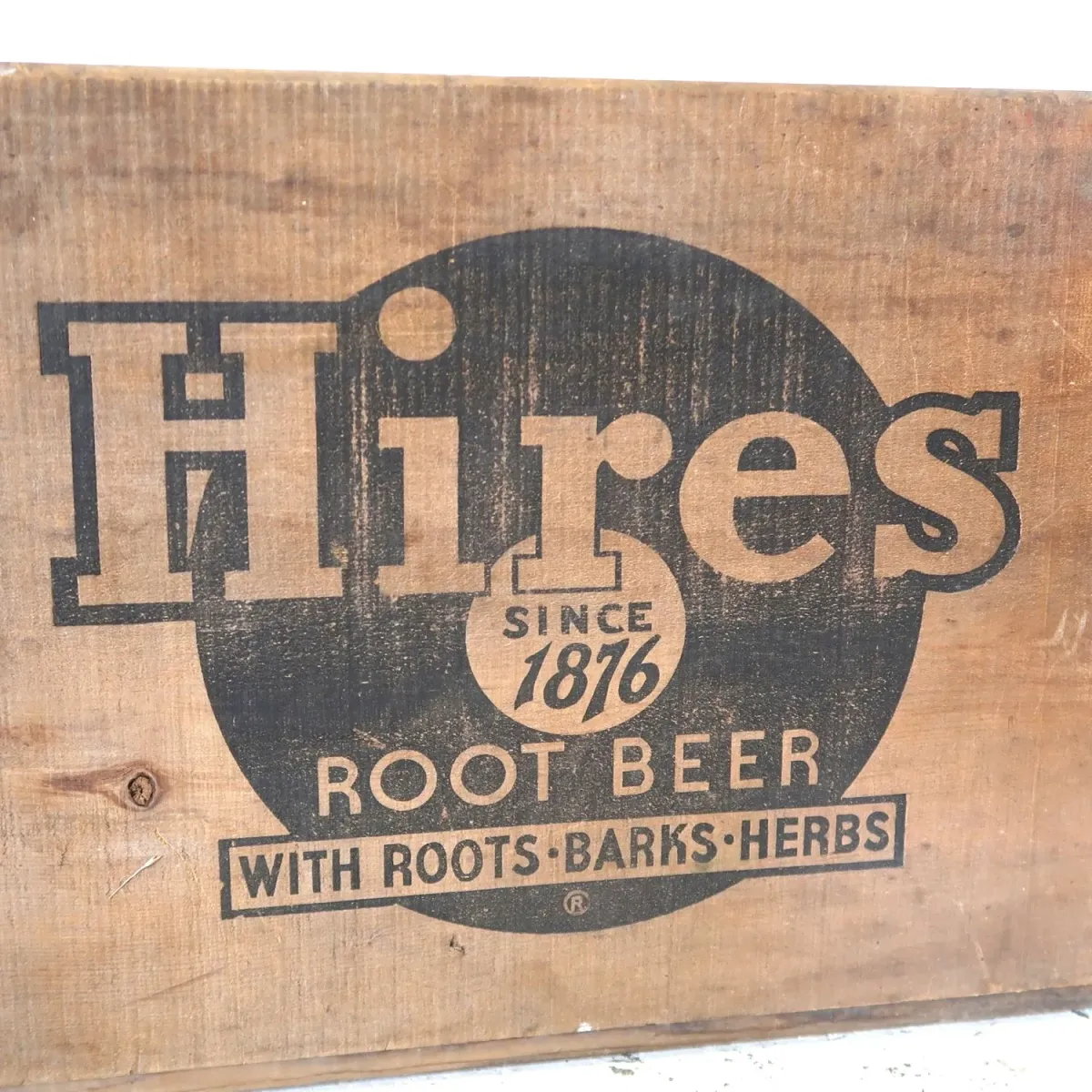 Hires ビンテージ ウッドボックス