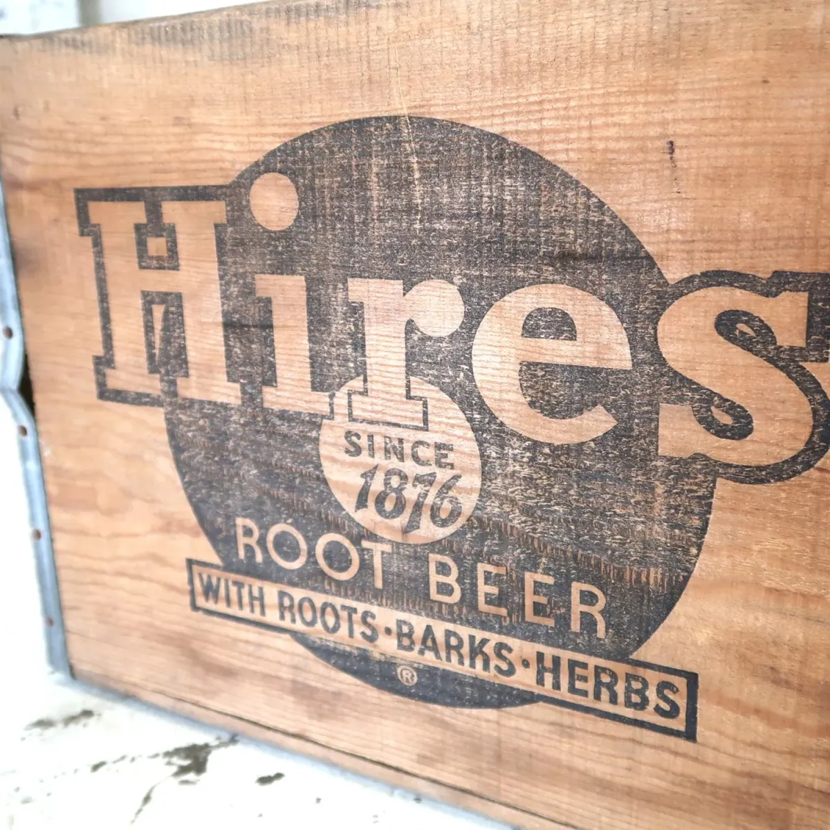 Hires ビンテージ ウッドボックス