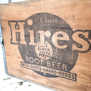 Hires ビンテージ ウッドボックス