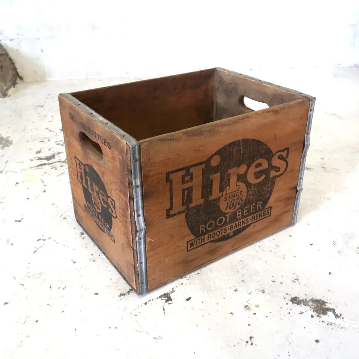 Hires ビンテージ ウッドボックス