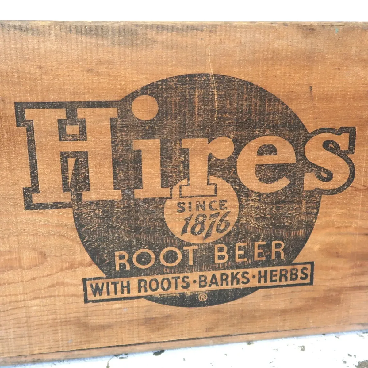 Hires ビンテージ ウッドボックス
