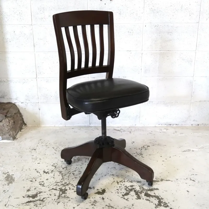MILWAUKEE CHAIR CO. アンティーク ウッドデスクチェア