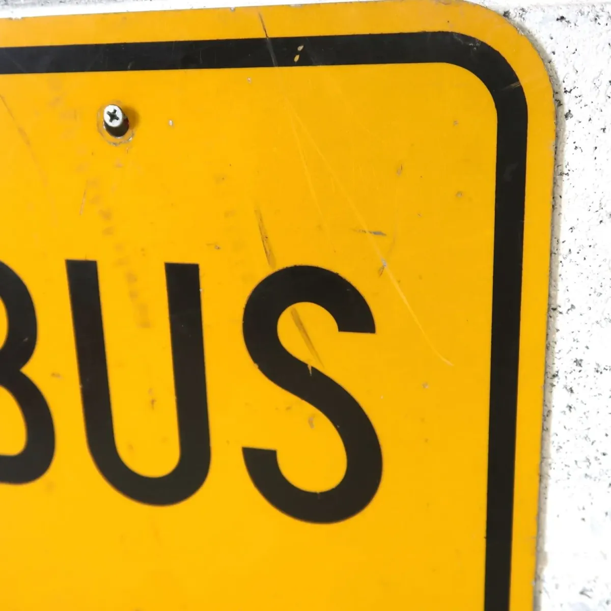 BUS TOUR ビンテージ ロードサイン