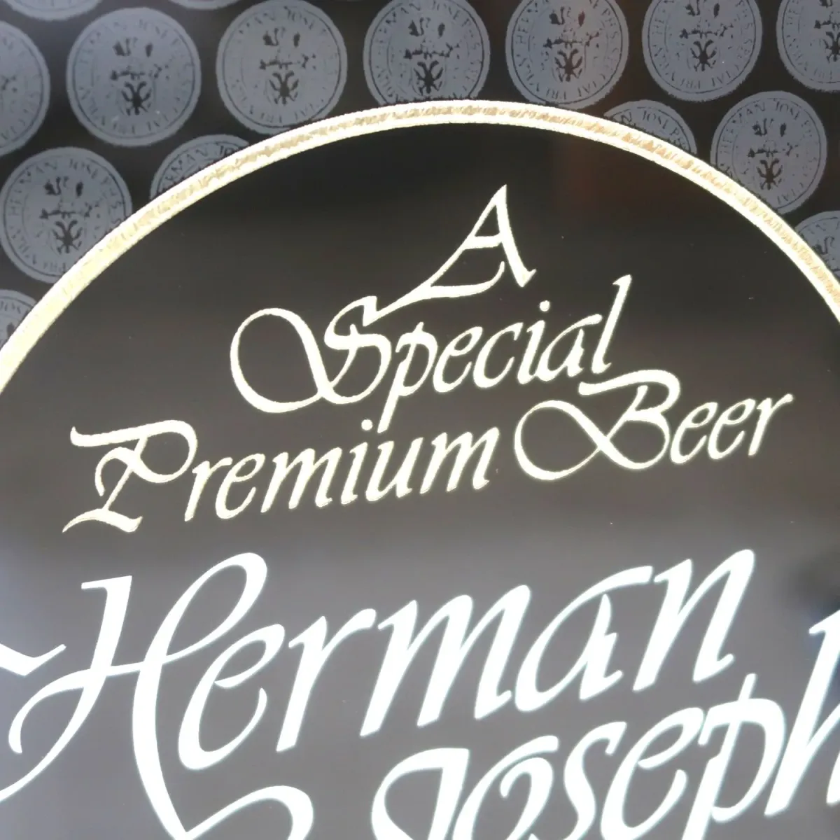 Herman Joseph's ビンテージ パブミラー