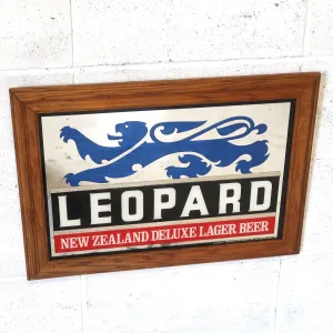 LEOPARD ビンテージ パブミラー