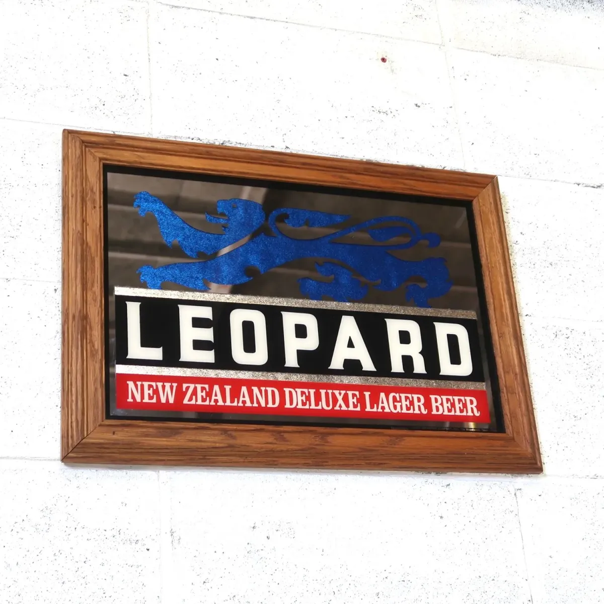 LEOPARD ビンテージ パブミラー