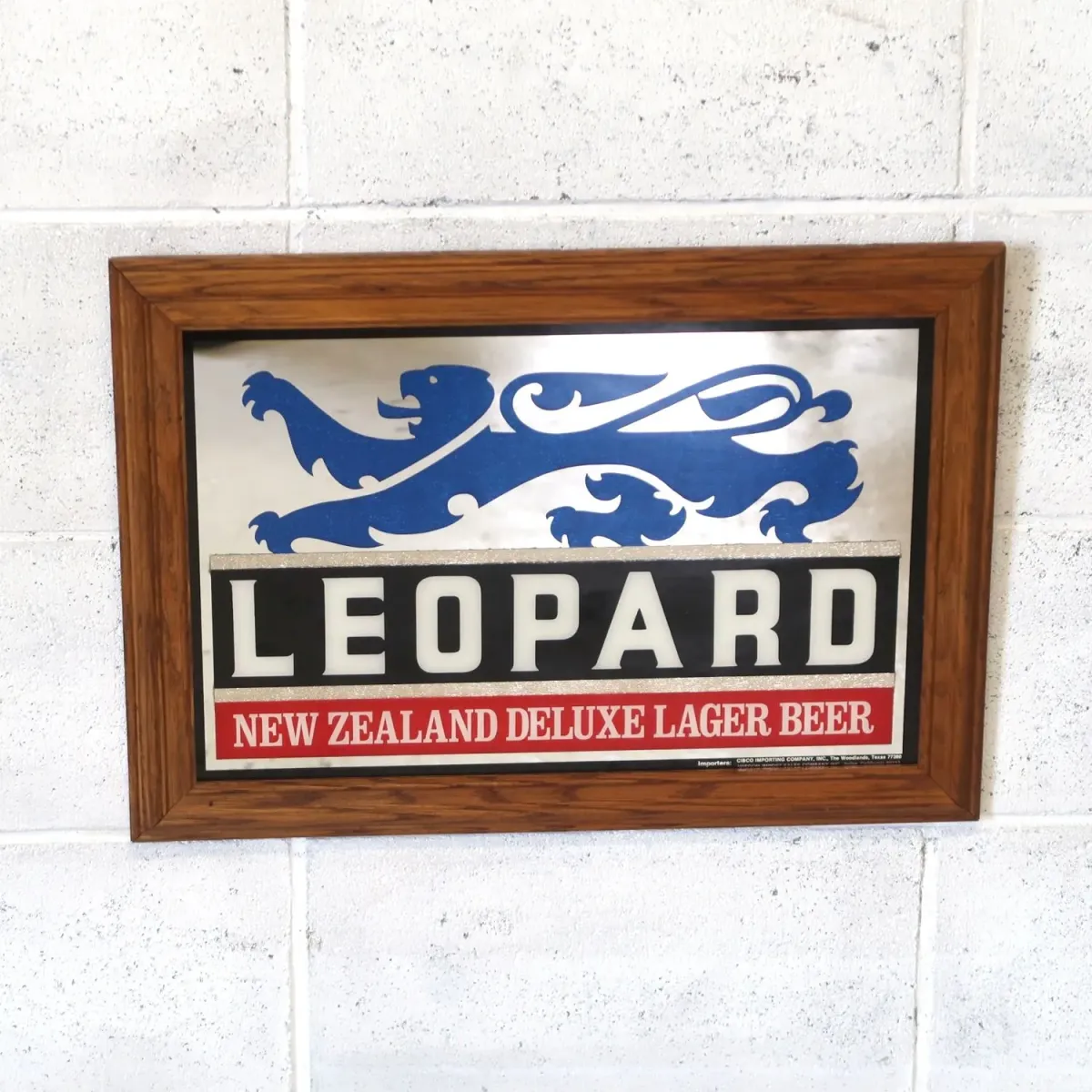 LEOPARD ビンテージ パブミラー