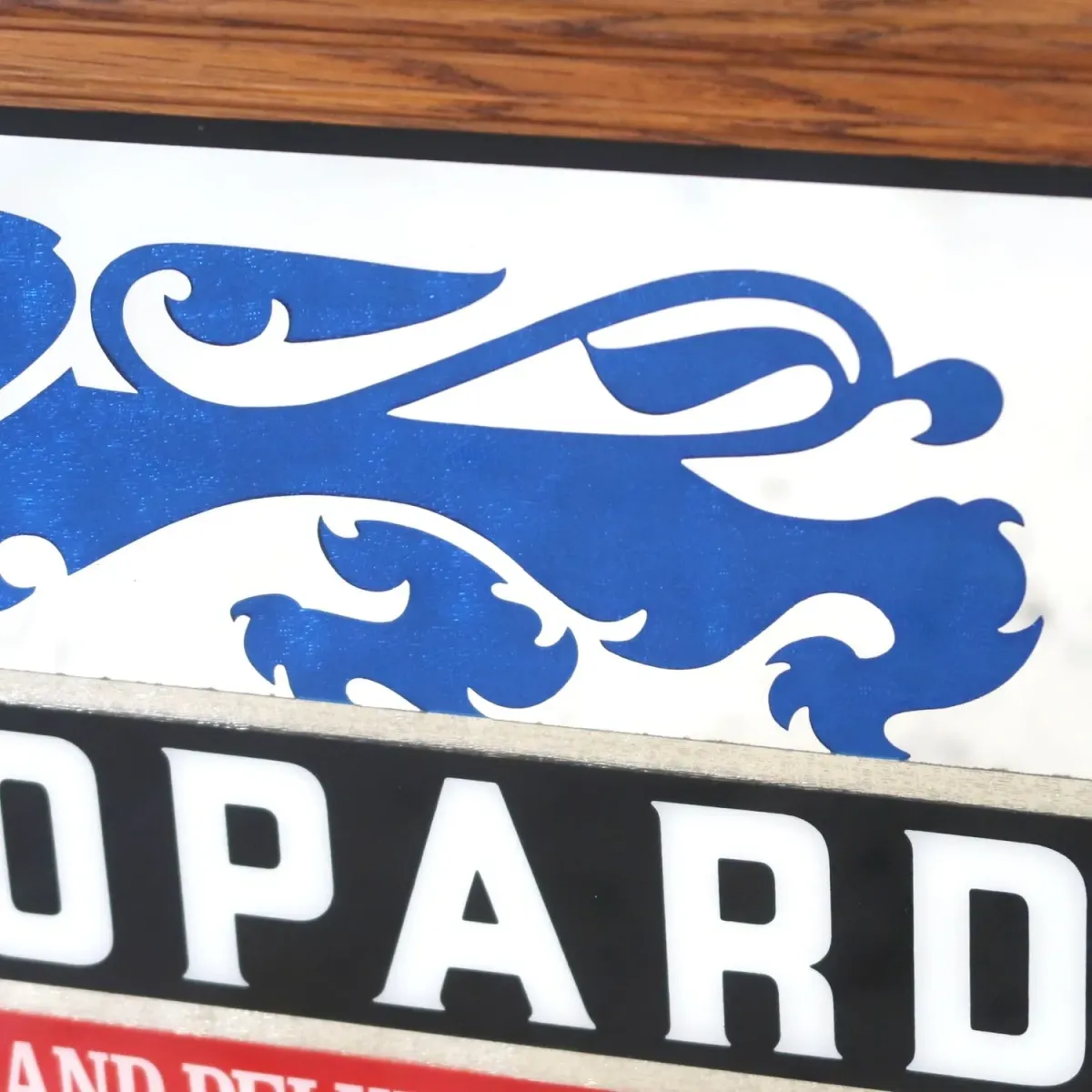 LEOPARD ビンテージ パブミラー