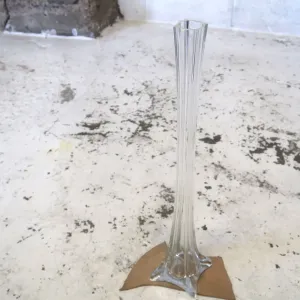 ビンテージ ガラスオブジェ 花瓶