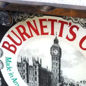 BURNETT'S GIN ビンテージ パブミラー