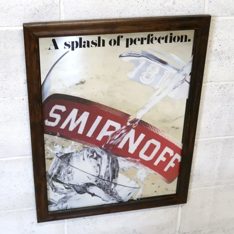 SMIRNOFF ビンテージ パブミラー