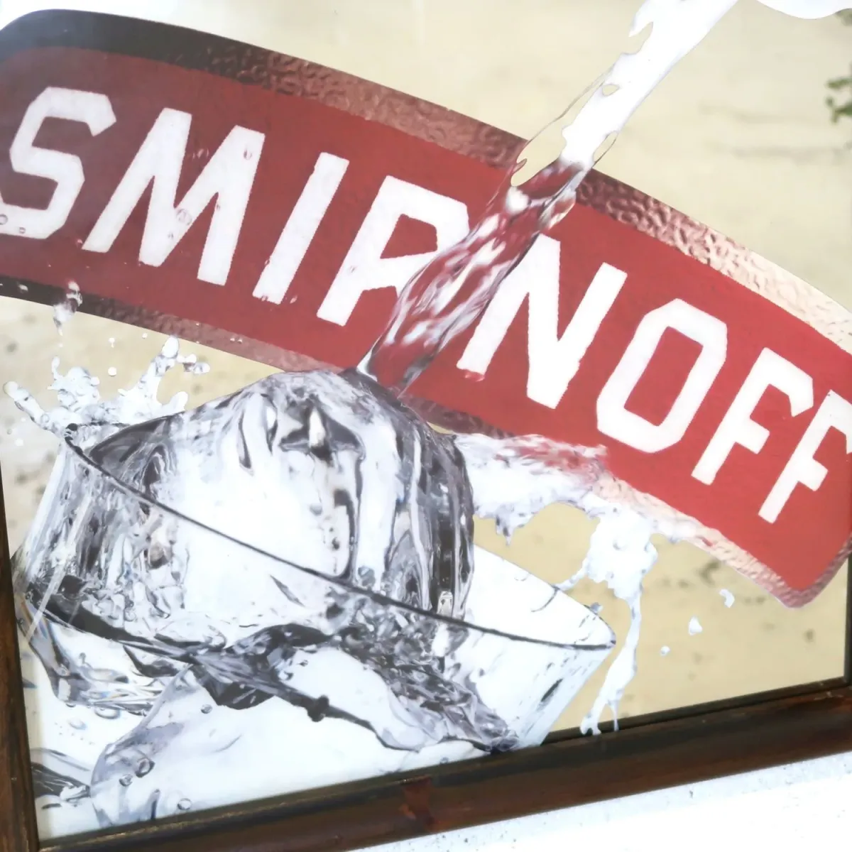 SMIRNOFF ビンテージ パブミラー