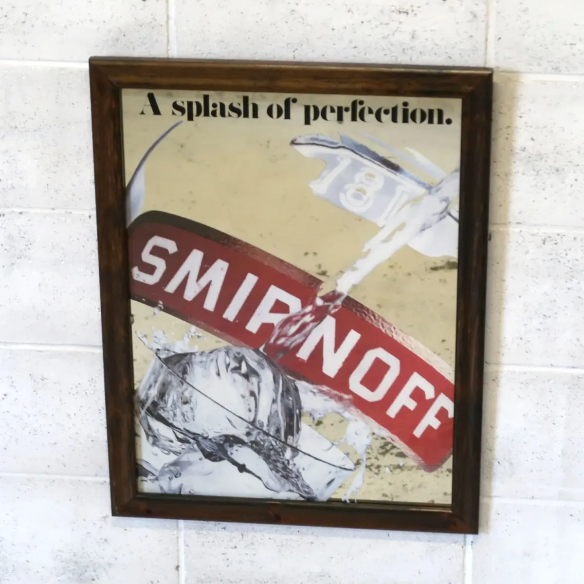 SMIRNOFF ビンテージ パブミラー