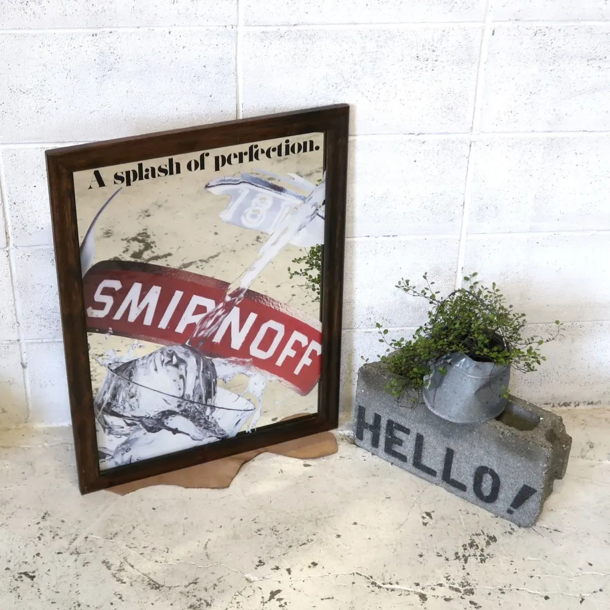 SMIRNOFF ビンテージ パブミラー