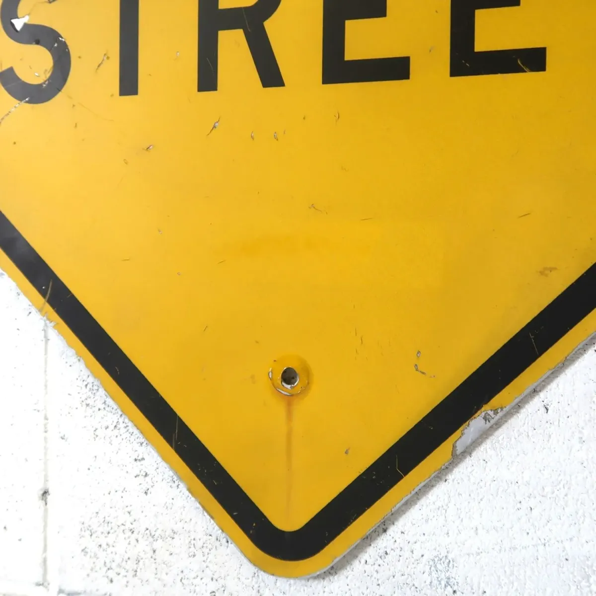 NOT A THROUGH STREET ビンテージ ロードサイン