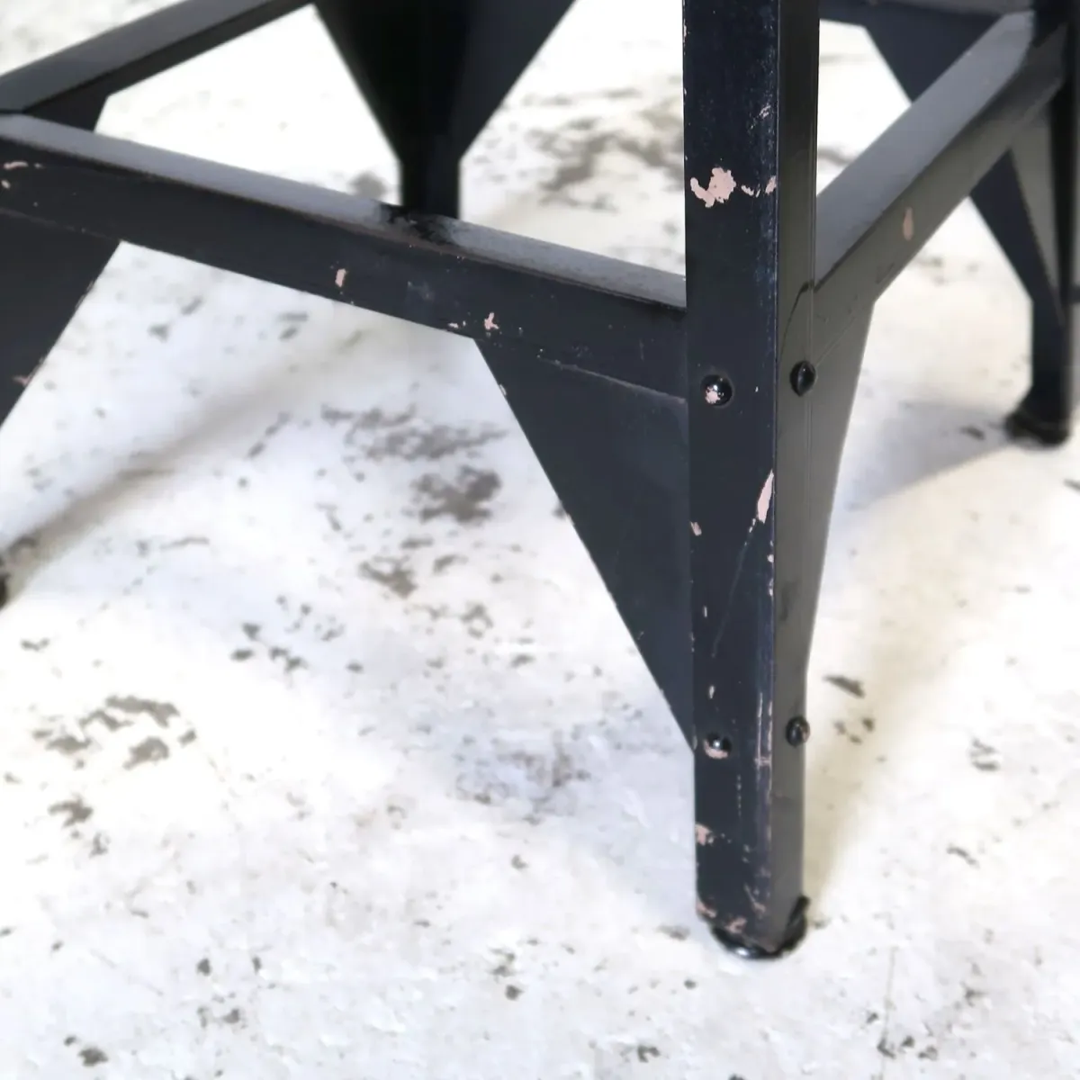 DE GERVAIS CO. ビンテージ ウッド×メタル スツール