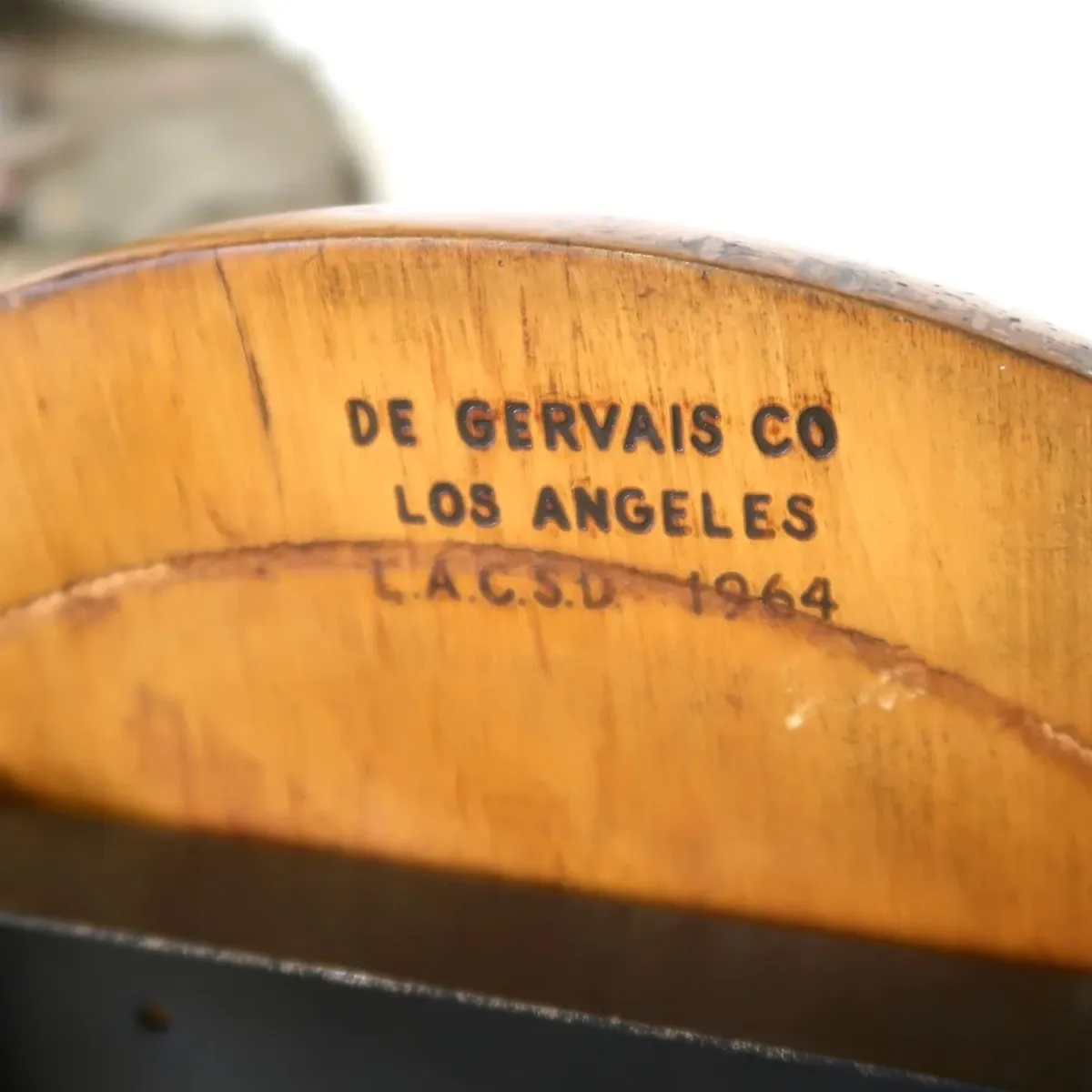 DE GERVAIS CO. ビンテージ ウッド×メタル スツール