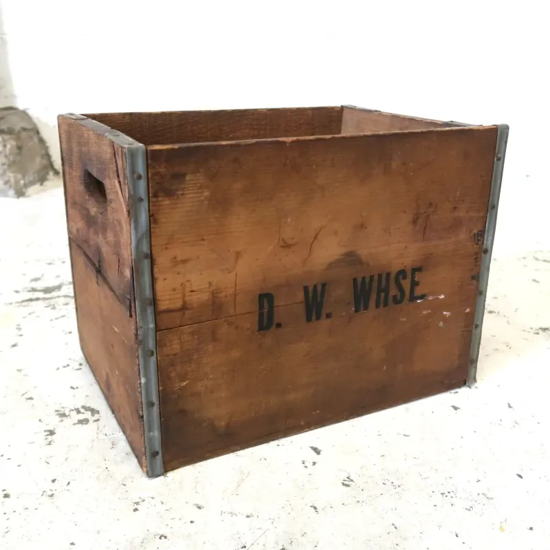 D.W.WHSE. ビンテージ ウッドボックス
