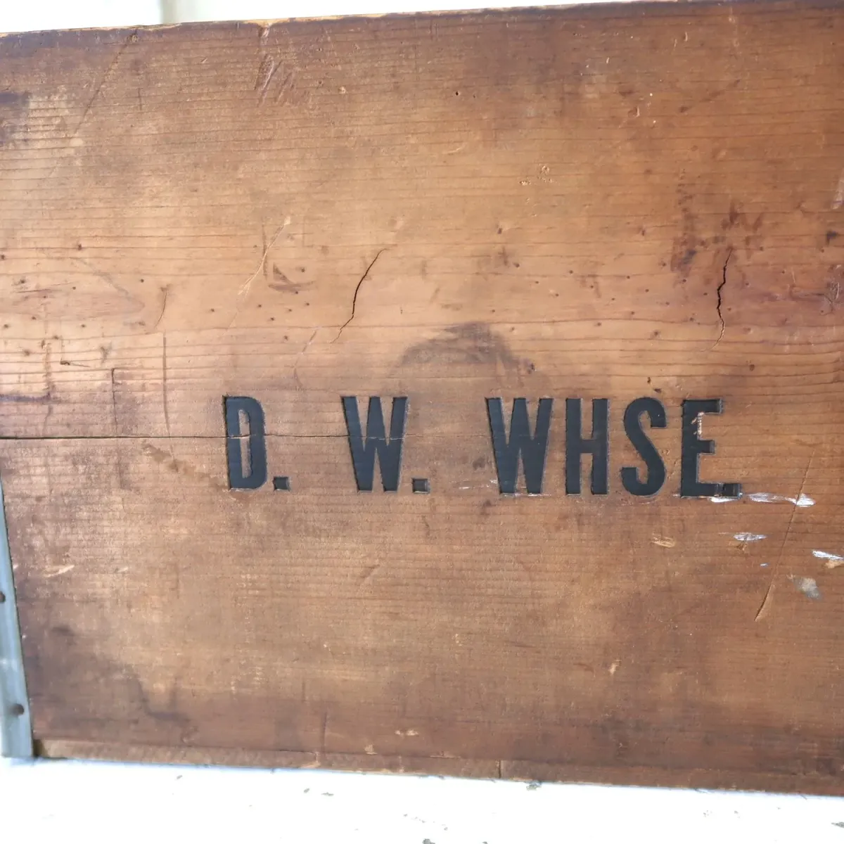 D.W.WHSE. ビンテージ ウッドボックス