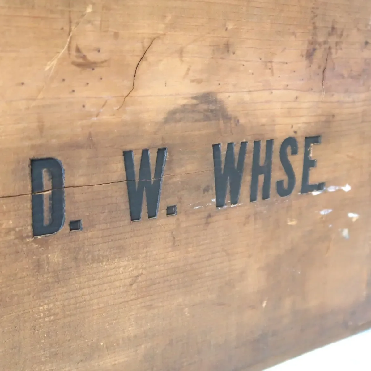 D.W.WHSE. ビンテージ ウッドボックス