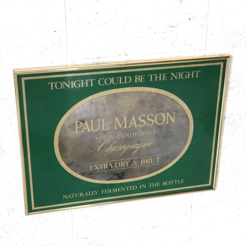 PAUL MASSON ビンテージ パブミラー