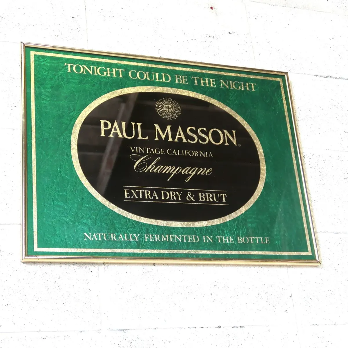 PAUL MASSON ビンテージ パブミラー