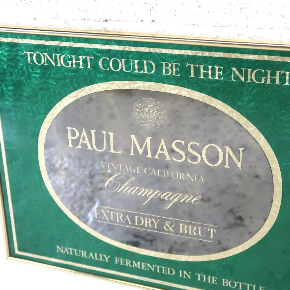 PAUL MASSON ビンテージ パブミラー